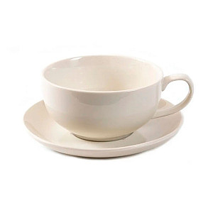 Чашка с блюдцем RN10008CS код 248964 фарфоровые 270 мл