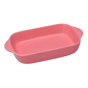 Блюдо для запекания Z11135-M.Pink керамическое с ручками 23 см