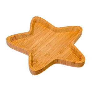 Блюдо Fresca G16-G077L код 272839 деревянное бамбук 15*15*1.5 см