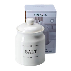 Банка для сыпучих продуктов Fresca Бельфор Salt QC23A410SA код 277810 керамическая 700 мл