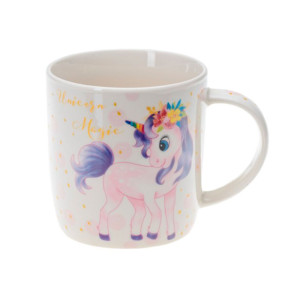 Кружка Единорог BB102332 код 284207 фарфоровая 350 мл