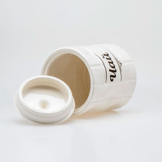 Банка для сыпучих продуктов Fresca Чай QC24B37Ч керамическая 850 мл