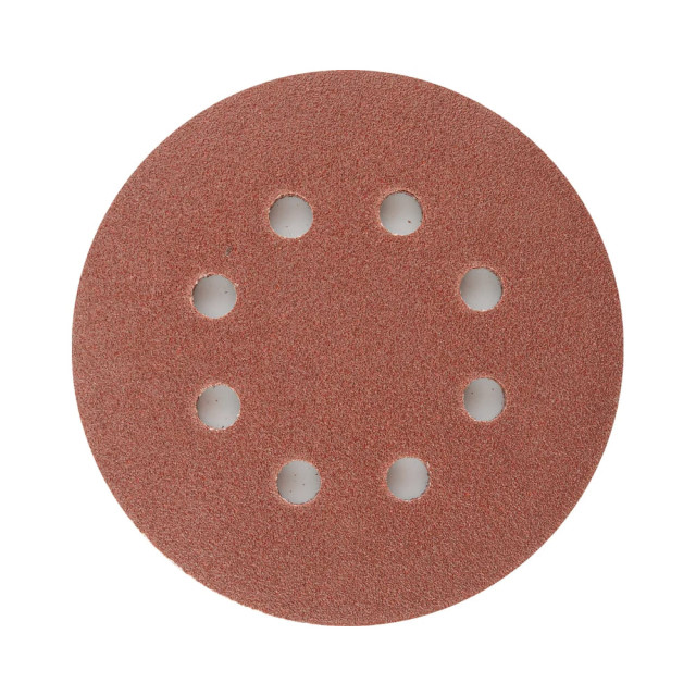 Круг наждачный Sprava 125 мм Р100 с ворсовой подложкой перфорированный 5 шт