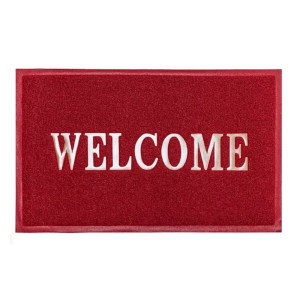 Коврик придверный ComeForte Welcome пористый 50*80 см бордовый
