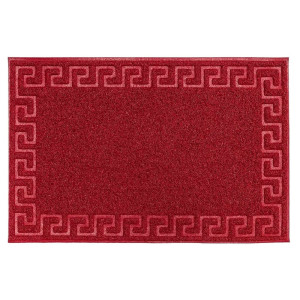 Коврик придверный ComeForte Meander 70590 пористый 40*60 см бордовый