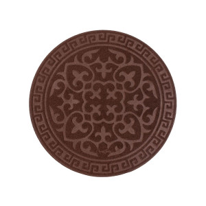 Коврик придверный ComeForte уют классик 65 см коричневый