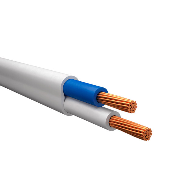 Провод БелРосКабель ШВВПм 2*0.5 белый