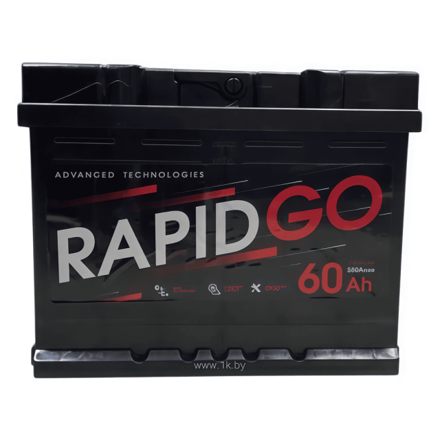 Автомобильный аккумулятор Rapid Go R+ 60 Аh