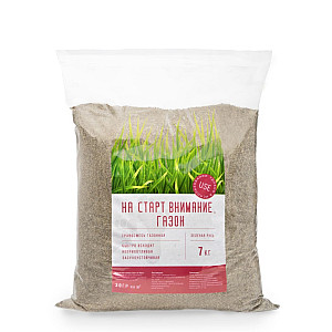 Травосмесь Зеленая Русь На старт внимание Газон 7 кг
