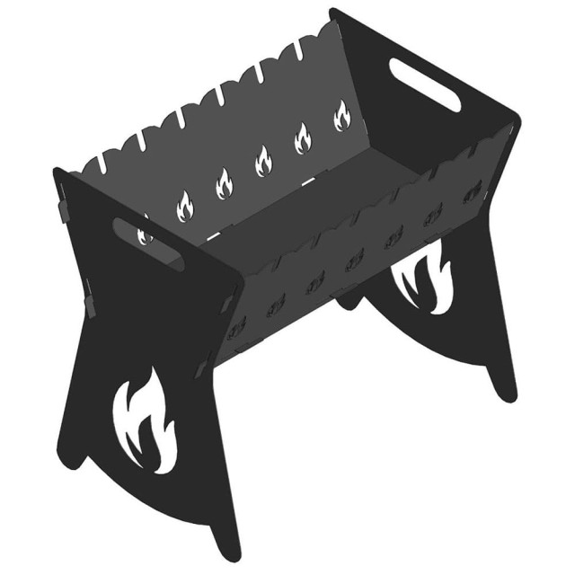 Мангал Строй Свой Мир Огонек металлический