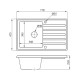 Мойка кухонная AV Engineering AV770490ABKA ART из искусственного камня 770*475 мм черная Мойка кухонная AV Engineering AV770490ABKA ART из искусственного камня 770*475 мм черная