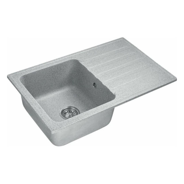 Мойка кухонная AV Engineering AV770490AGRA Art серый из искусственного камня 770*475 мм Мойка кухонная AV Engineering AV770490AGRA Art серый из искусственного камня 770*475 мм