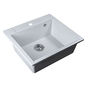 Мойка кухонная AV Engineering AVE550500WTA Unit белый из искусственного камня 550*500 мм