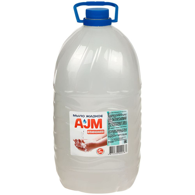 Мыло жидкое AJM Standart для рук 5 л Мыло жидкое AJM Standart для рук 5 л
