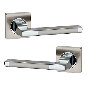 Ручка дверная Lockit Салерно AL E7 SN/PC