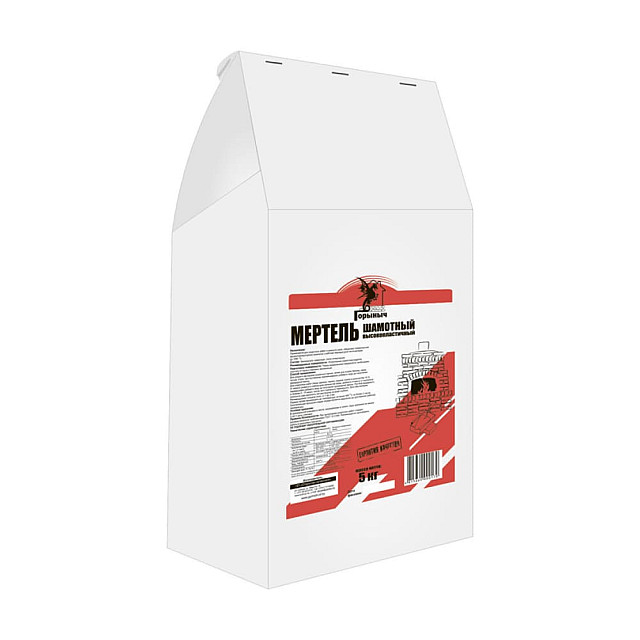 Мертель шамотный Горыныч МШ-28 высокопластичный 5 кг
