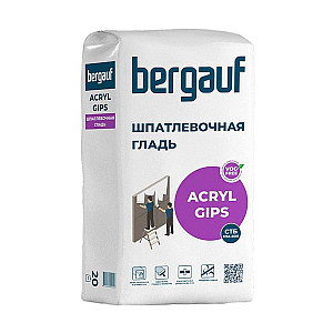 Шпатлевочная гладь Bergauf Acryl Gips 20 кг