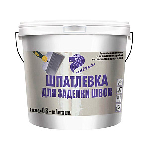 Шпатлевка Malevanka Для заделки швов для внутренних работ 1 л