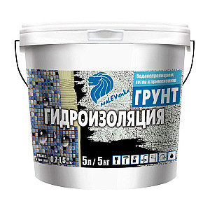 Грунт Malevanka Гидроизоляция для наружных и внутренних работ 5 л
