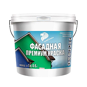Краска Malevanka Фасадная Премиум для наружных и внутренних работ 5 л