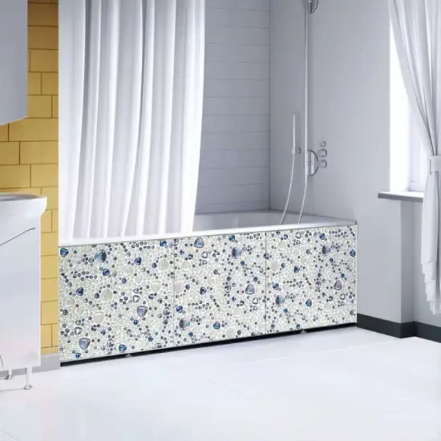 Экран под ванну Comfort Alumin Group Жемчужная мозайка 1.5 м Экран под ванну Comfort Alumin Group Жемчужная мозайка 1.5 м