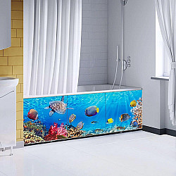 Экран под ванну 3D Comfort Alumin Group Морское дно 1.7 м