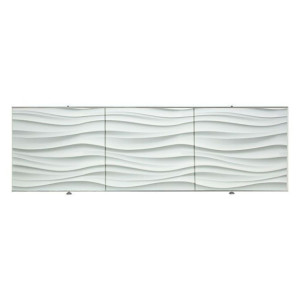 Экран под ванну 3D Perfecto Linea 36-031707 волна белая 1.7 м