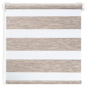 Штора рулонная Вудэн 014.13 78*160 см бежево-серый