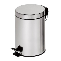 Ведро Bisk Caspian 90024 с педалью хром 10 л