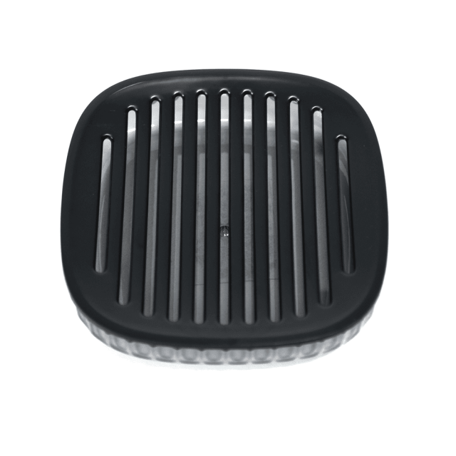 Мыльница Bisk Brevik 90059 полупрозрачная черная