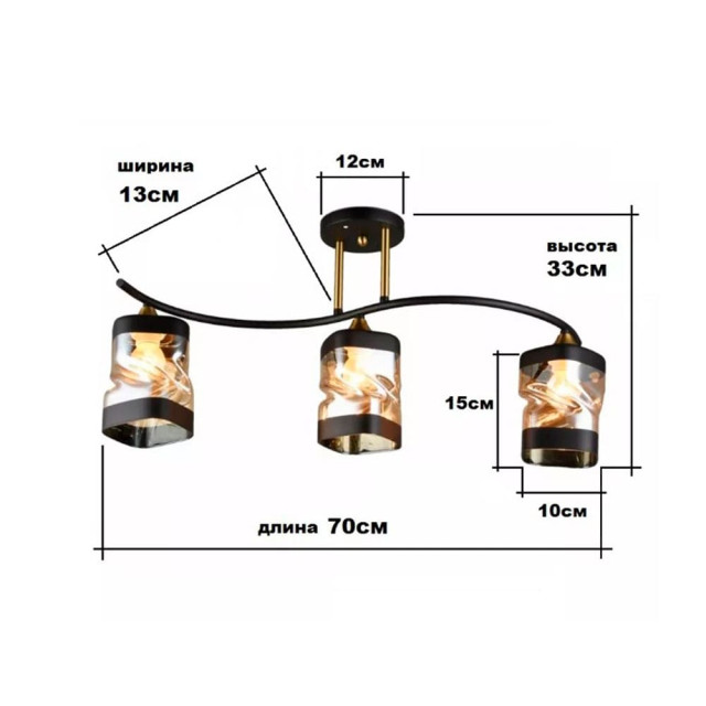 Светильник Айтин-Про НПБ 02-3*60-101 N3630/3