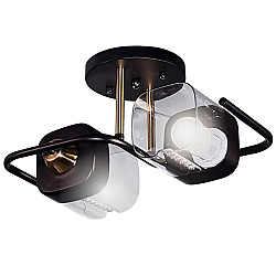 Светильник Айтин-Про НПБ 02-2*60-101 8458/2 черный/медь