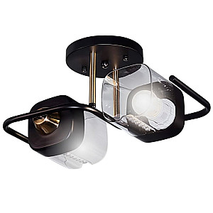 Светильник Айтин-Про НПБ 02-2*60-101 8458/2 черный/медь