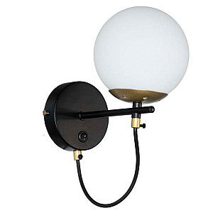 Светильник Айтин-Про 03-40-101 S6988/1 черный/золото