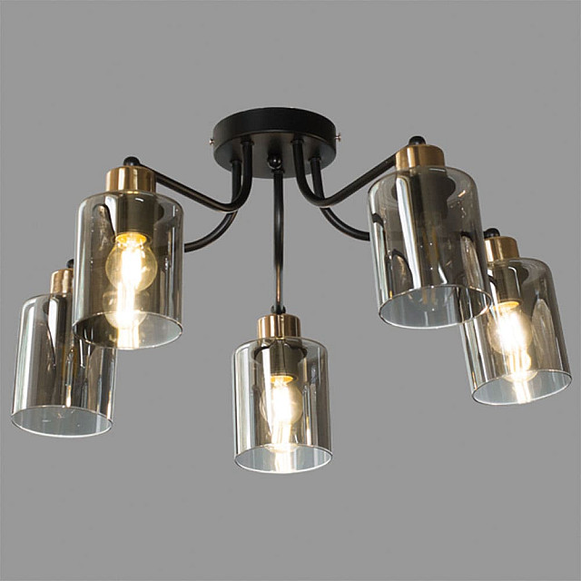 Светильник Айтин-Про НПБ 02-5*60-102 S6983/5 черный/золото