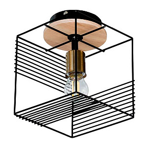 Светильник Айтин-Про НПБ 02-60-108 S7051/1 черный/дерево