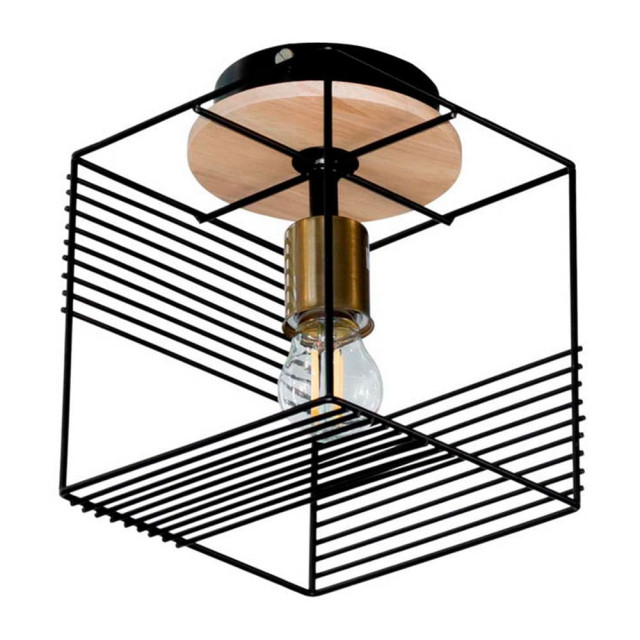 Светильник Айтин-Про НПБ 02-60-108 S7051/1 черный/дерево