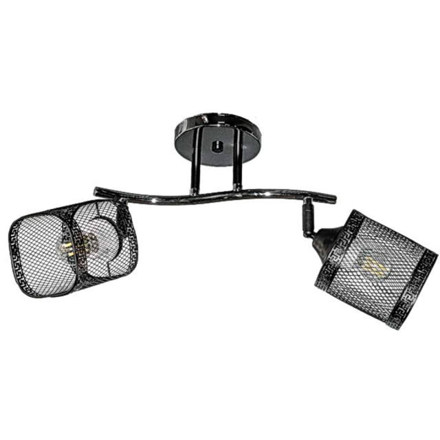 Светильник Айтин-Про НПБ 02-2*60-101 96199/2 хром/черный