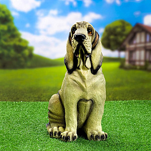 Фигура декоративная садовая Бландхаунд 33*17*24 см