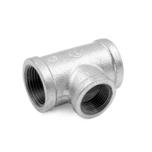 Тройник переходной Fittex Plus Ду25*15 ВР оцинкованный чугун