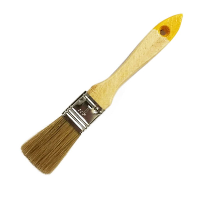 Кисть плоская Hiborg Стандарт Y-100-122 натуральная щетина 1