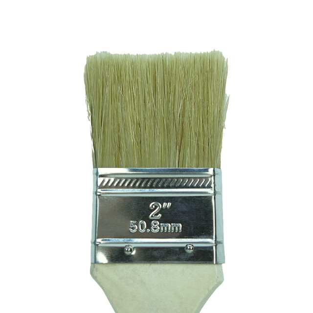 Кисть плоская Hiborg Стандарт Y-100-124 натуральная щетина 2