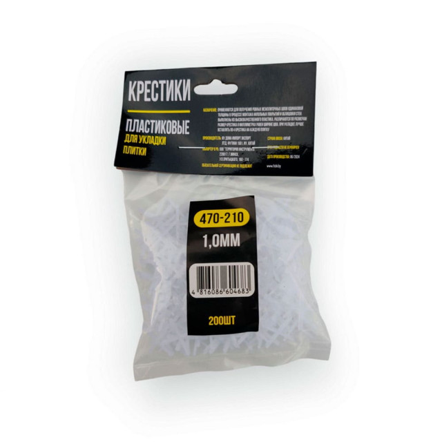 Крестики для плитки Hiborg Y-470-210 1 мм 200 шт
