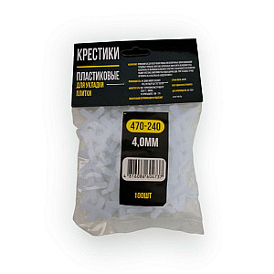 Крестики для плитки Hiborg Y-470-240 4 мм 100 шт