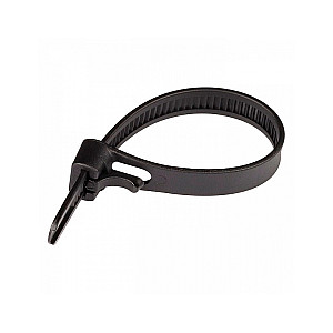 Стяжка многоразовая нейлоновая Европартнер PRM 200*7.5 мм черная 6 шт