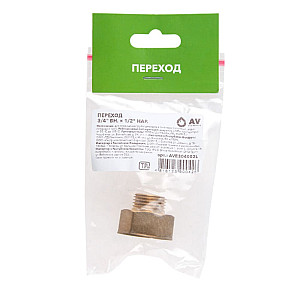 Переход AV Engineering AVE304002L вн.-нар. 3/4