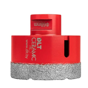 Коронка алмазная DLT Ceramic Pro 0502 для плитки и камня 68 мм