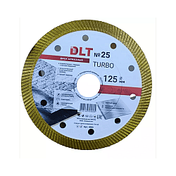 Диск алмазный DLT №25 4283 Turbo 125 мм
