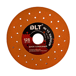 Диск алмазный шлифовально-отрезной DLT №15 Vacuum 4285 универсальный 125 мм