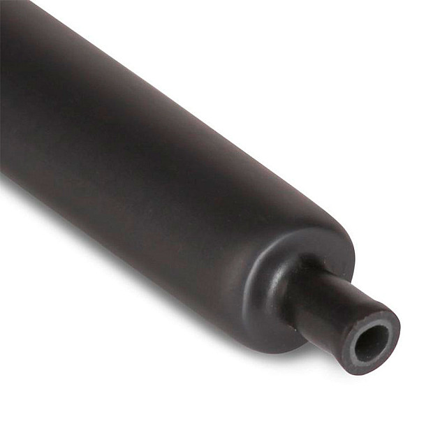 Трубка термоусадочная КВТ 85082 клеевая ТТК 2:1-20/10 черна
